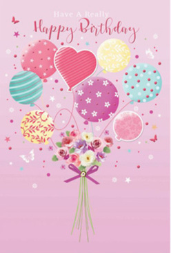 HEART BALLOON CARD